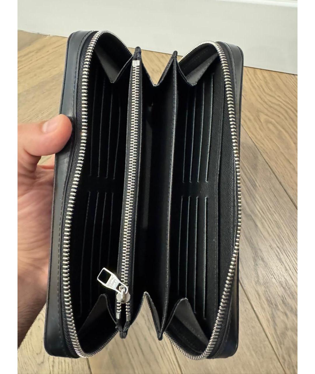 LOUIS VUITTON Антрацитовый кошелек, фото 5