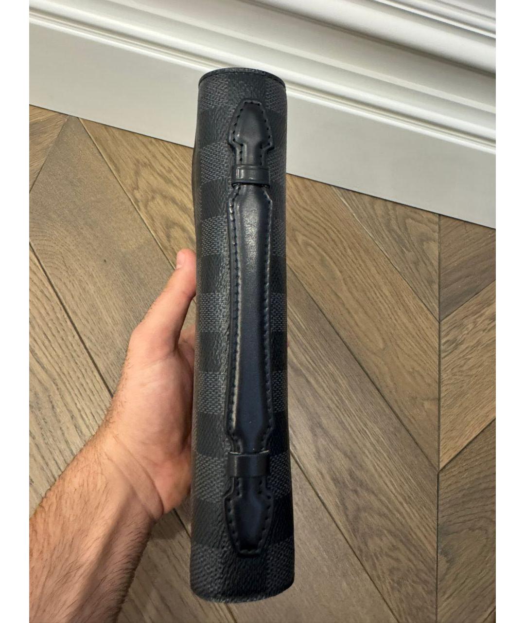 LOUIS VUITTON Антрацитовый кошелек, фото 2