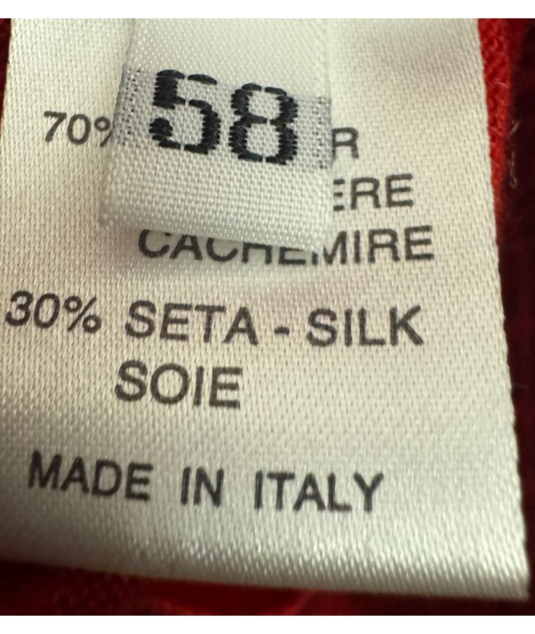 ZILLI Красный кашемировый джемпер / свитер, фото 6
