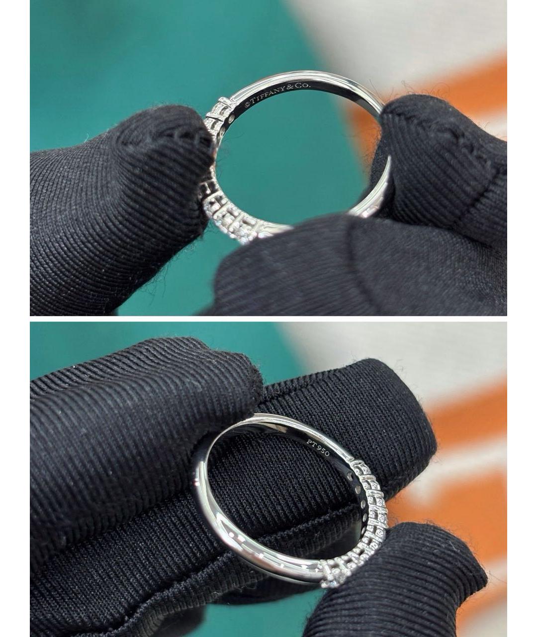 TIFFANY&CO Белое платиновое кольцо, фото 6