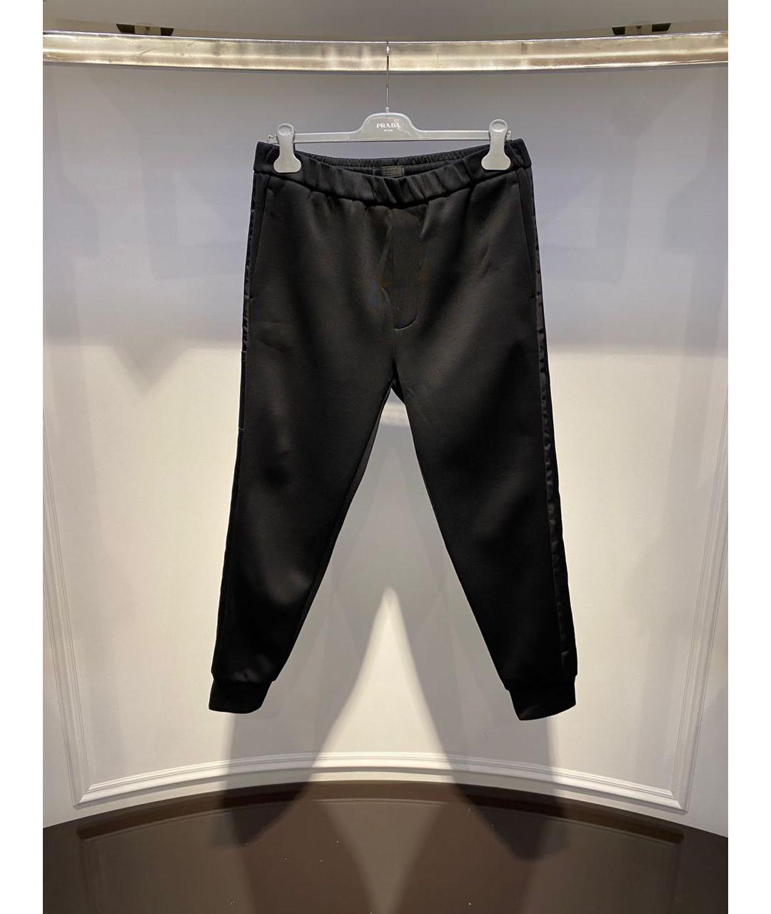 PRADA Черные повседневные брюки, фото 3