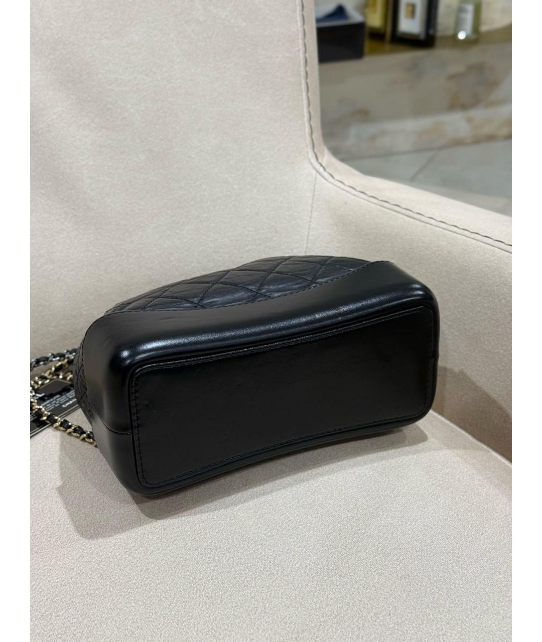 CHANEL Черный кожаный рюкзак, фото 5