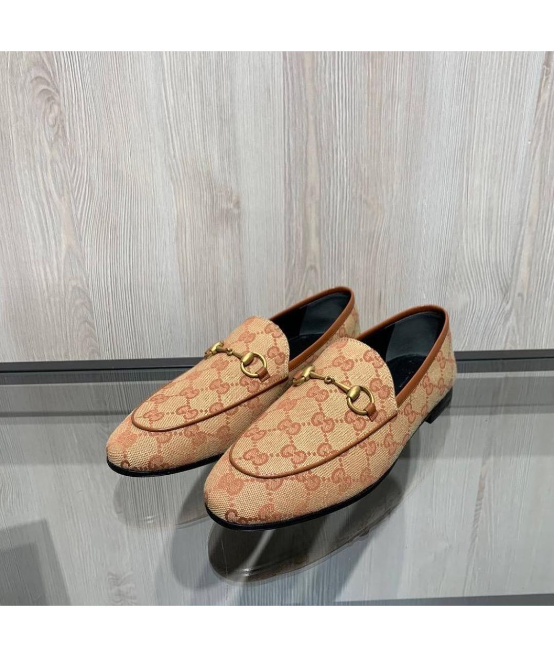 GUCCI Мульти текстильные лоферы, фото 2