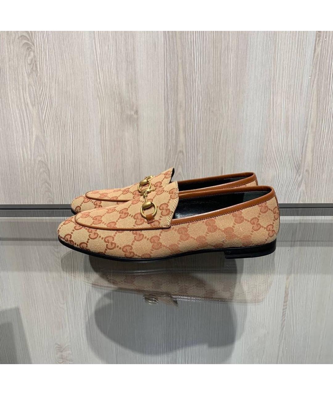 GUCCI Мульти текстильные лоферы, фото 9