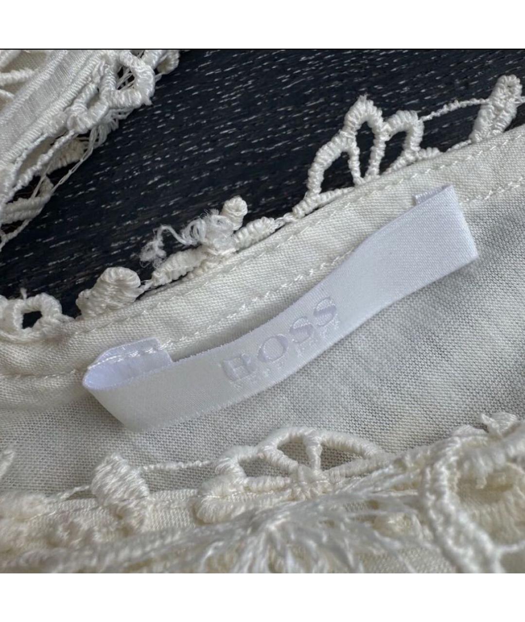 HUGO BOSS Бежевый полиэстеровый сарафан, фото 3