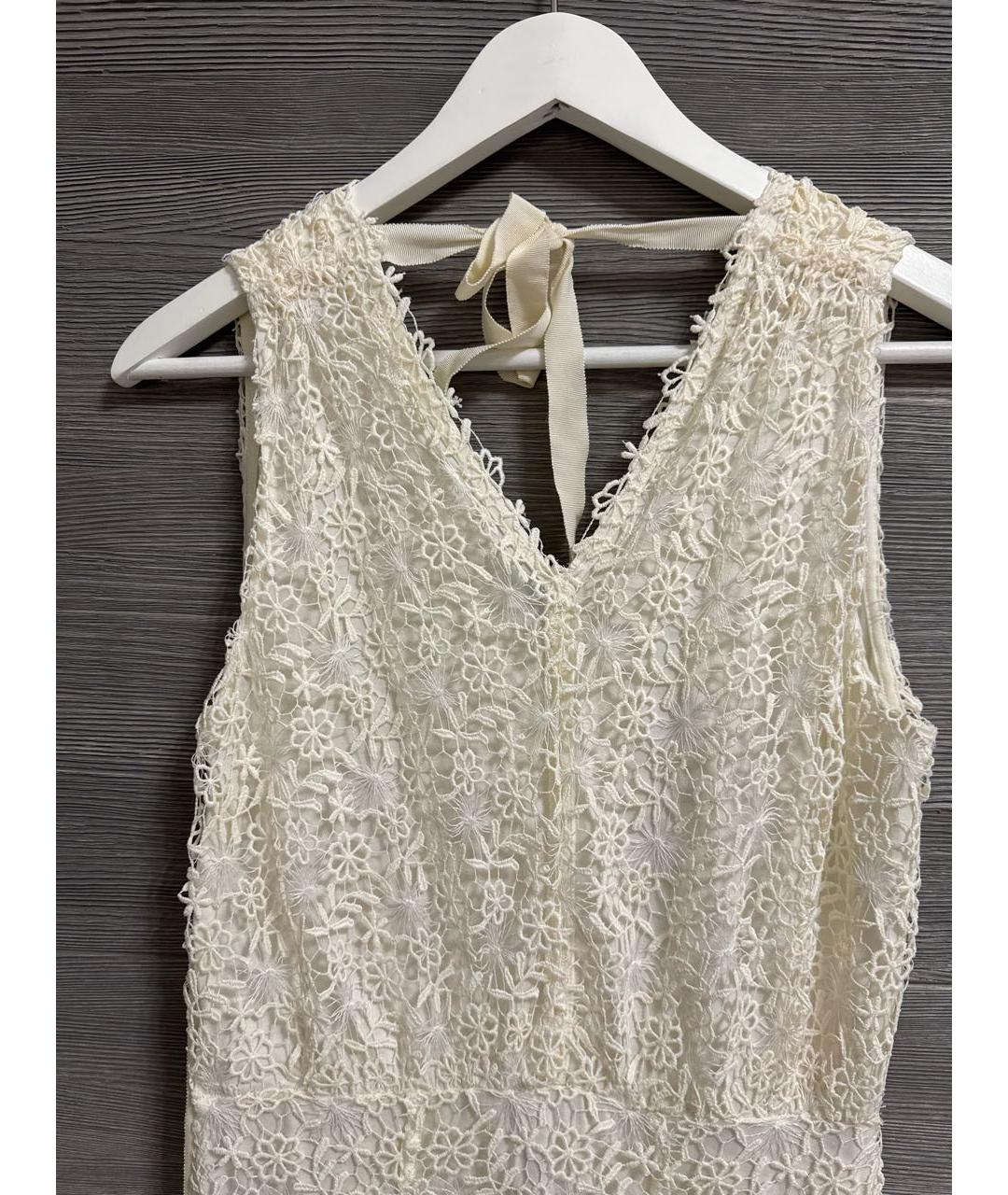 HUGO BOSS Бежевый полиэстеровый сарафан, фото 4