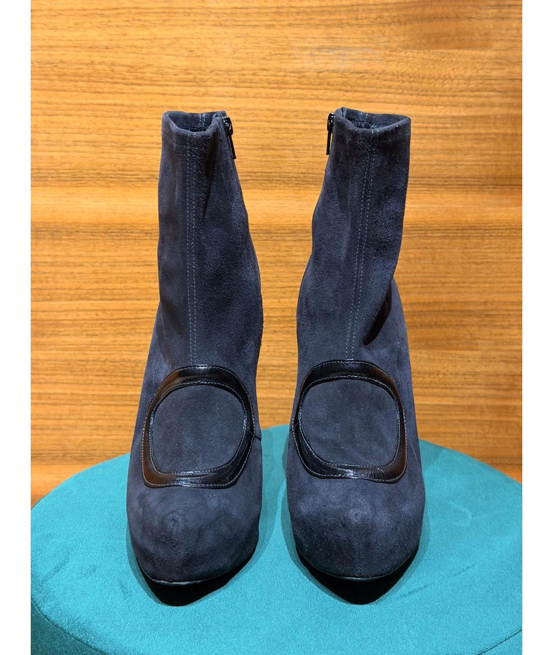 MISSONI Черные замшевые ботильоны, фото 2