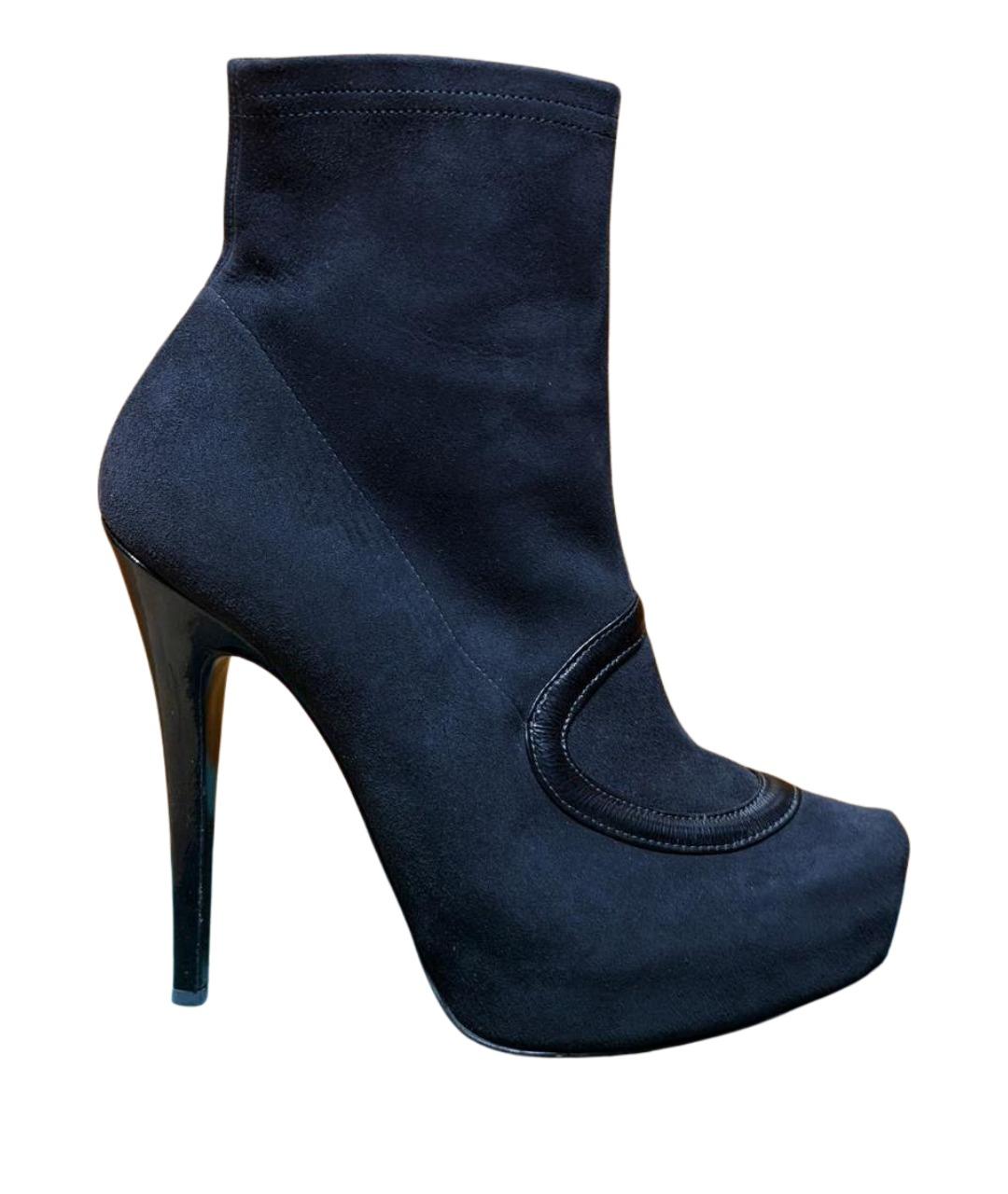 MISSONI Черные замшевые ботильоны, фото 1