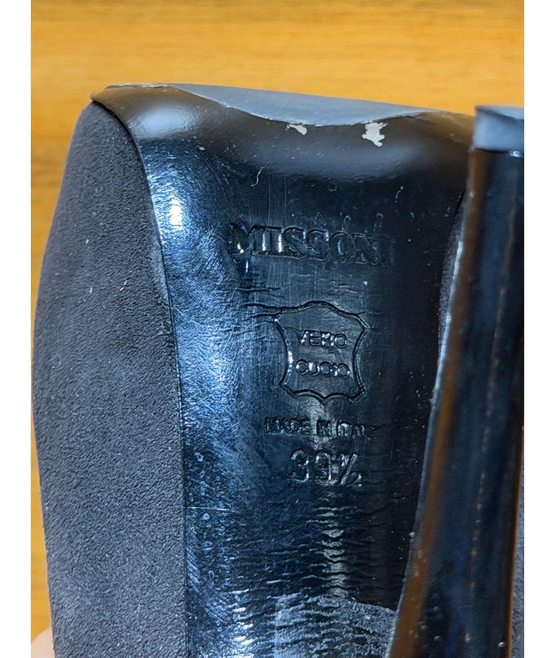 MISSONI Черные замшевые ботильоны, фото 7