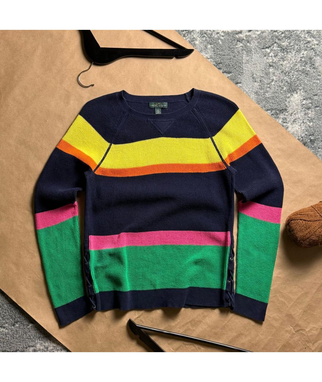 RALPH LAUREN Мульти хлопковый джемпер / свитер, фото 8