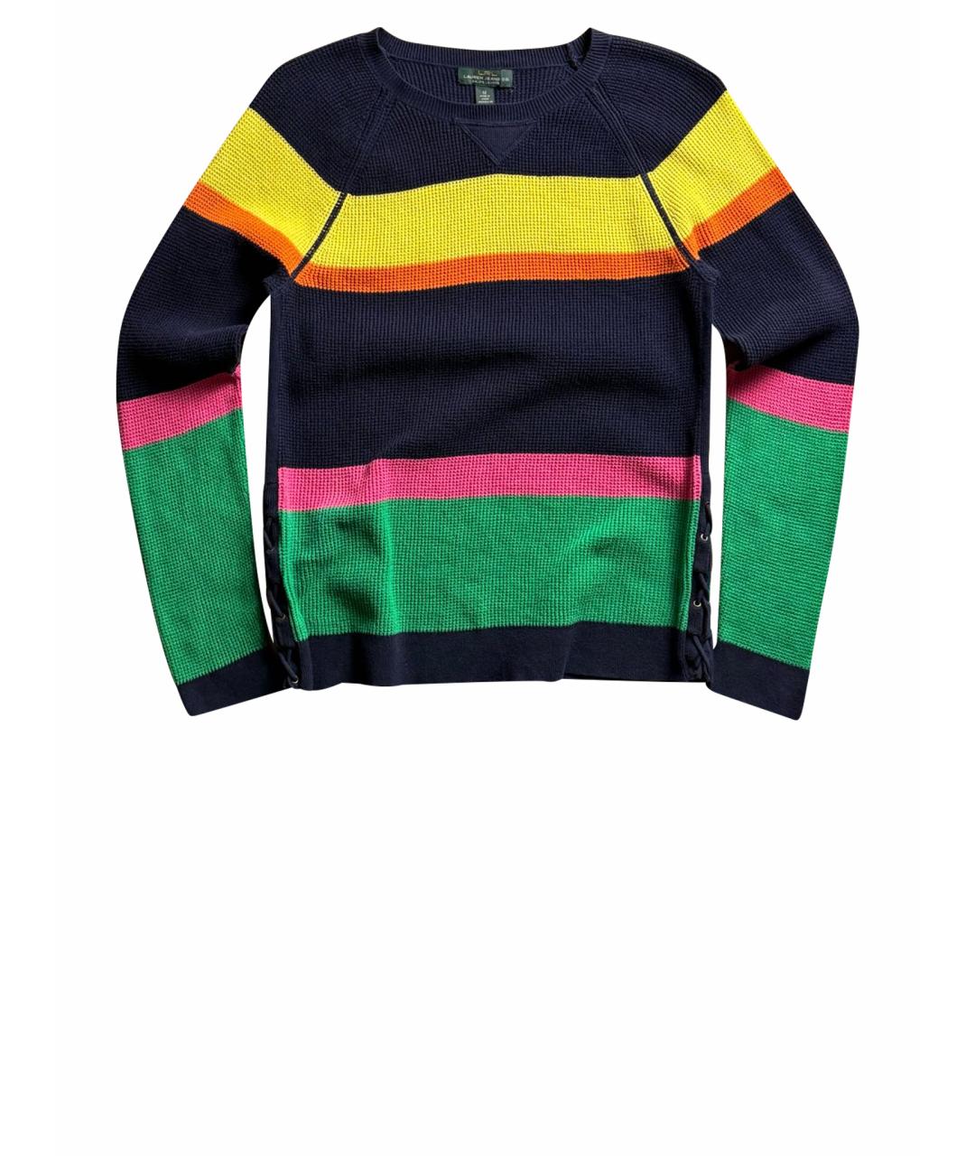 RALPH LAUREN Мульти хлопковый джемпер / свитер, фото 1