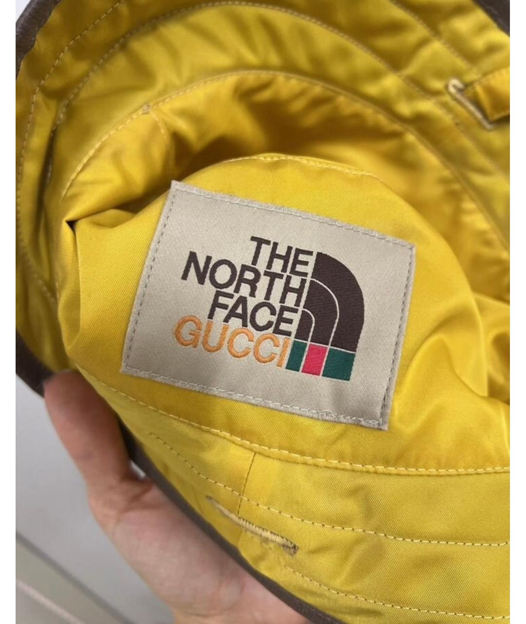 GUCCI Коричневая синтетическая панама, фото 3