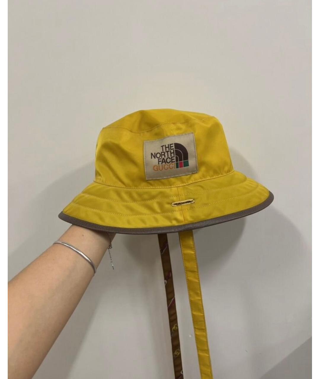 GUCCI Коричневая синтетическая панама, фото 6