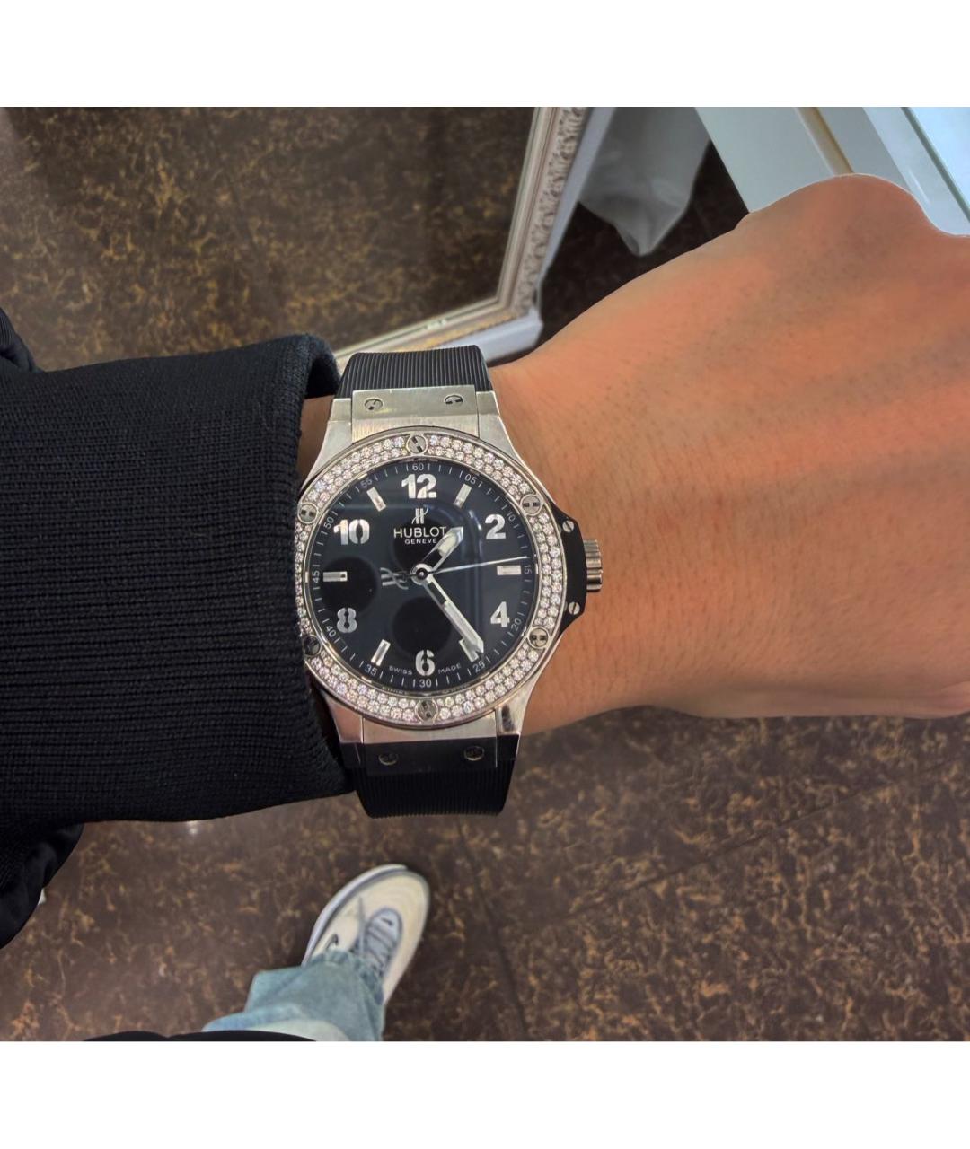 HUBLOT Черные часы, фото 2