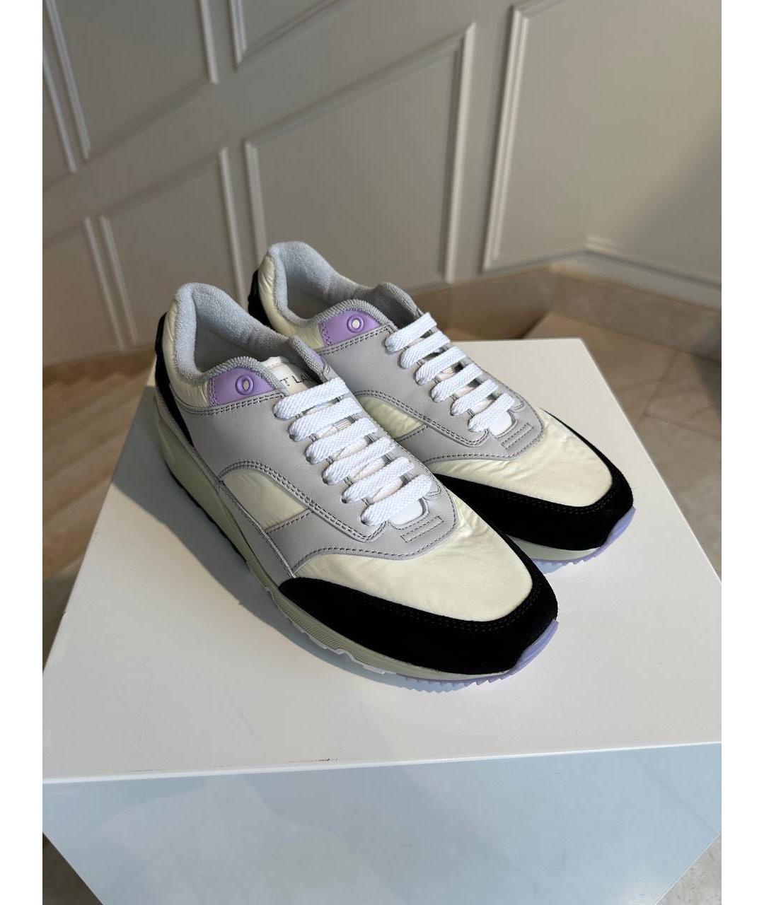 SAINT LAURENT Мульти текстильные низкие кроссовки / кеды, фото 3