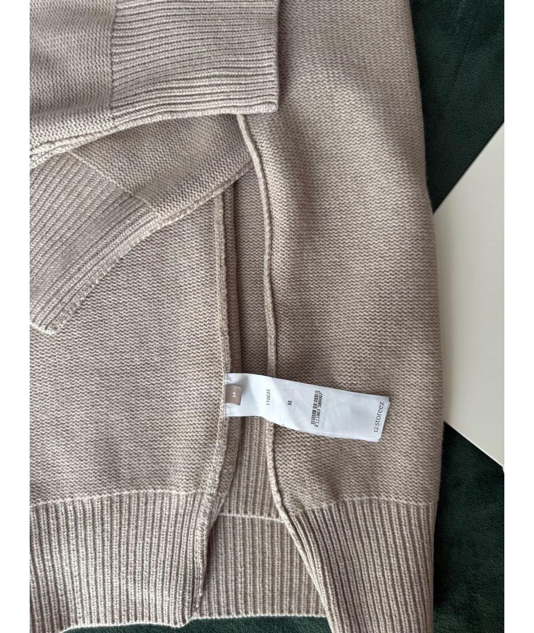 12 STOREEZ Бежевый кашемировый джемпер / свитер, фото 8