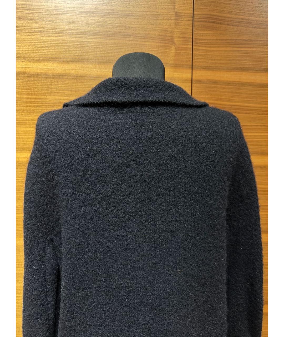 ROCHAS Черное шерстяное пальто, фото 3