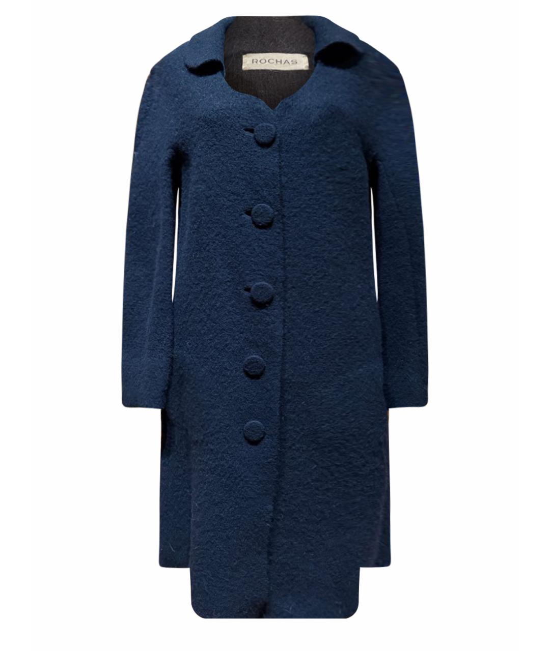 ROCHAS Черное шерстяное пальто, фото 1