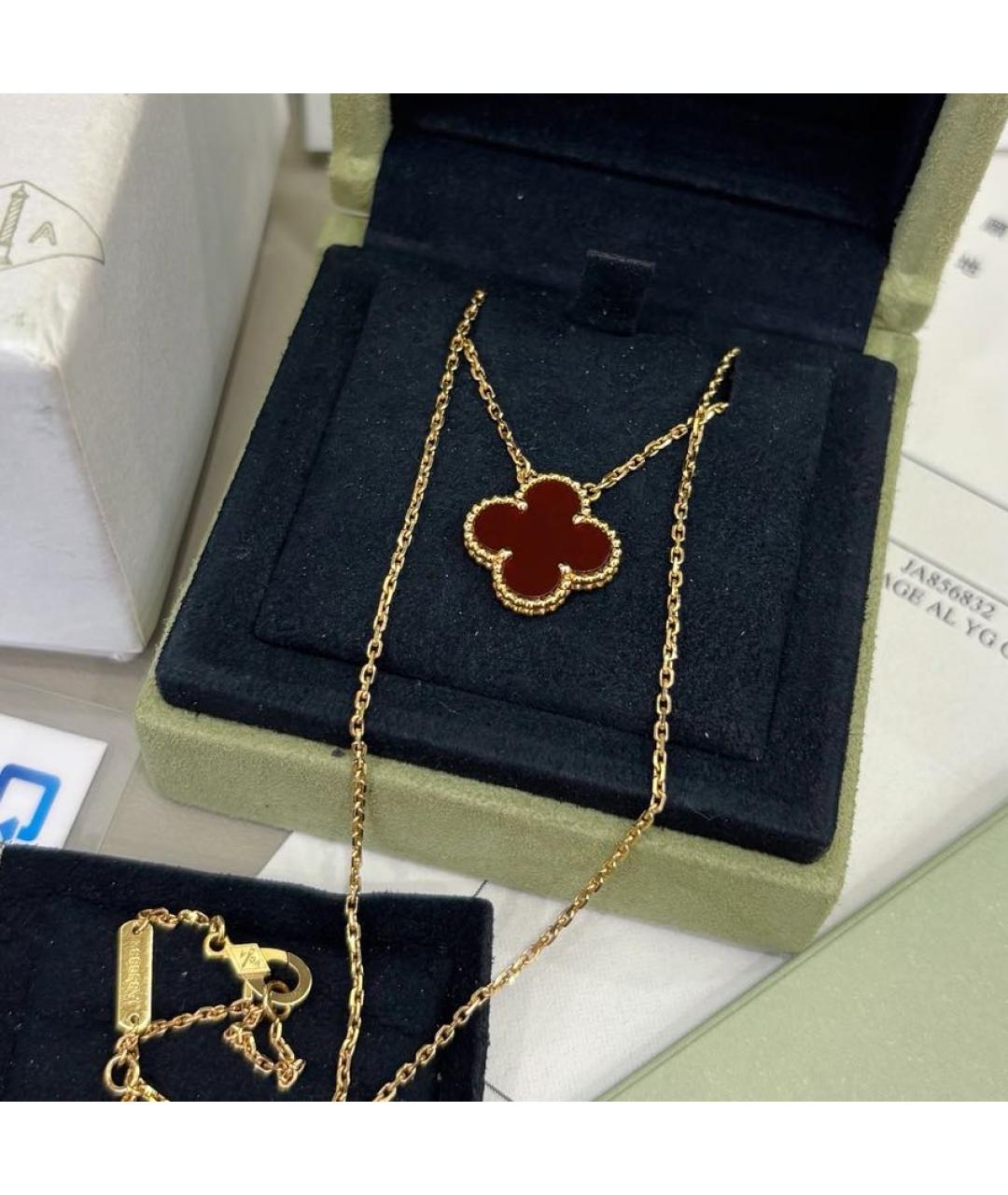 VAN CLEEF & ARPELS Красное колье из розового золота, фото 3