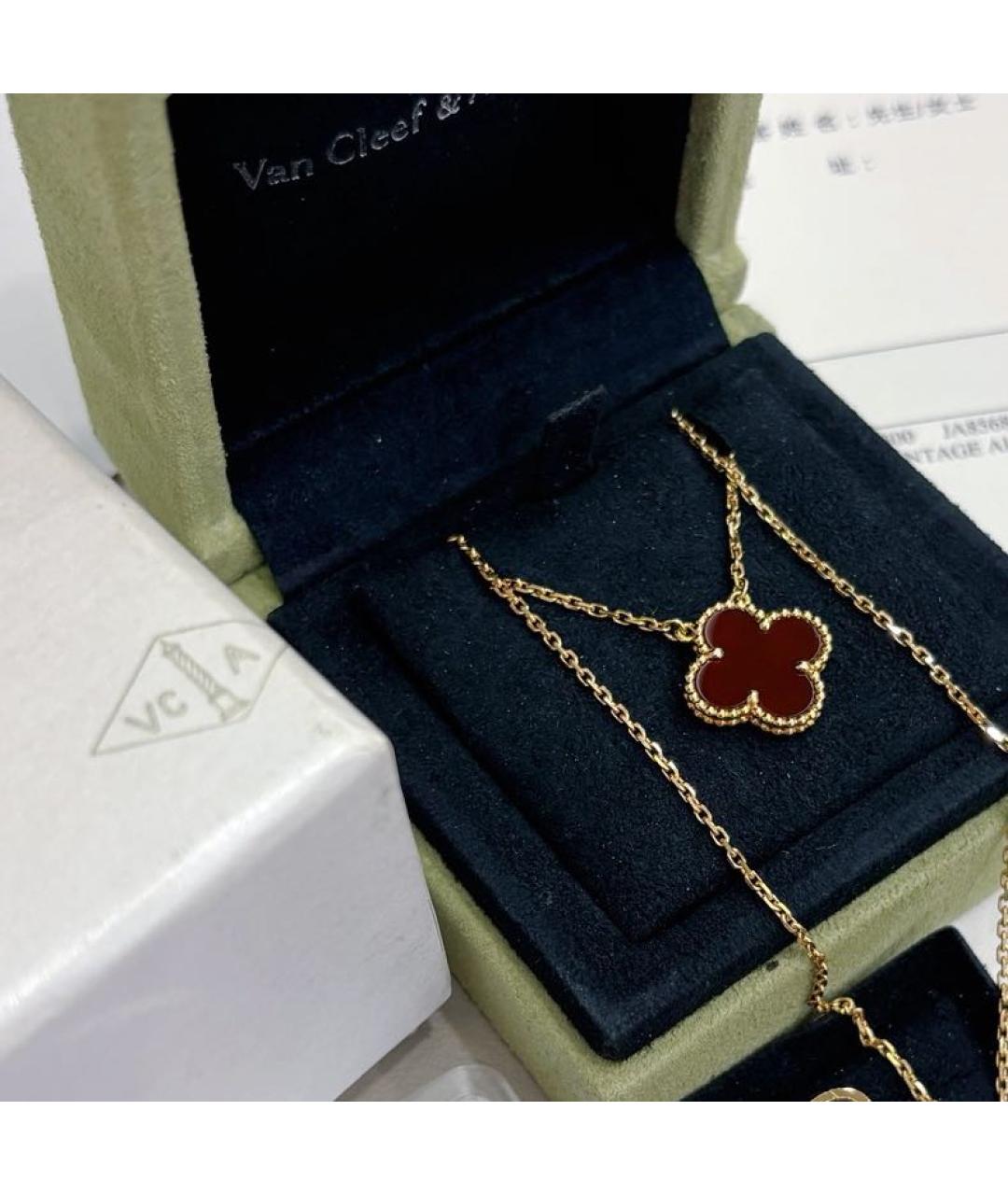 VAN CLEEF & ARPELS Красное колье из розового золота, фото 2
