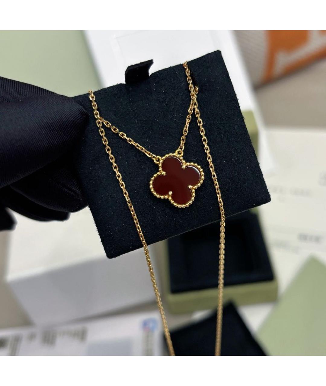 VAN CLEEF & ARPELS Красное колье из розового золота, фото 4