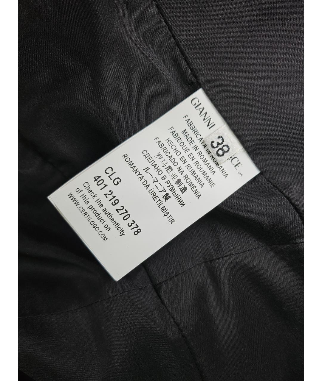 VERSACE COLLECTION Бирюзовый полиэстеровый жакет/пиджак, фото 6