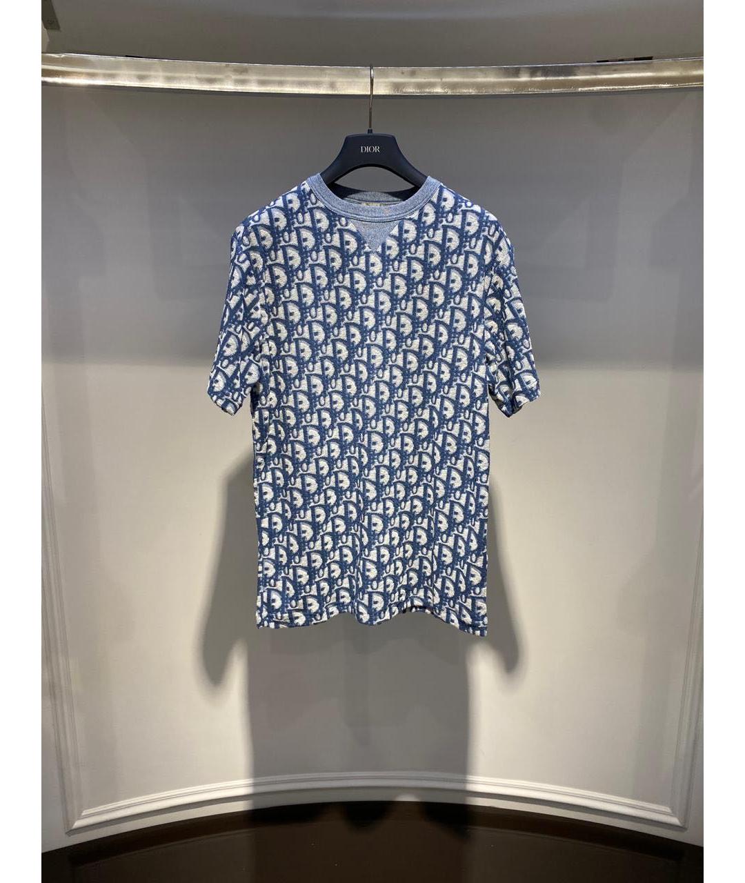 CHRISTIAN DIOR Мульти хлопковая футболка, фото 2