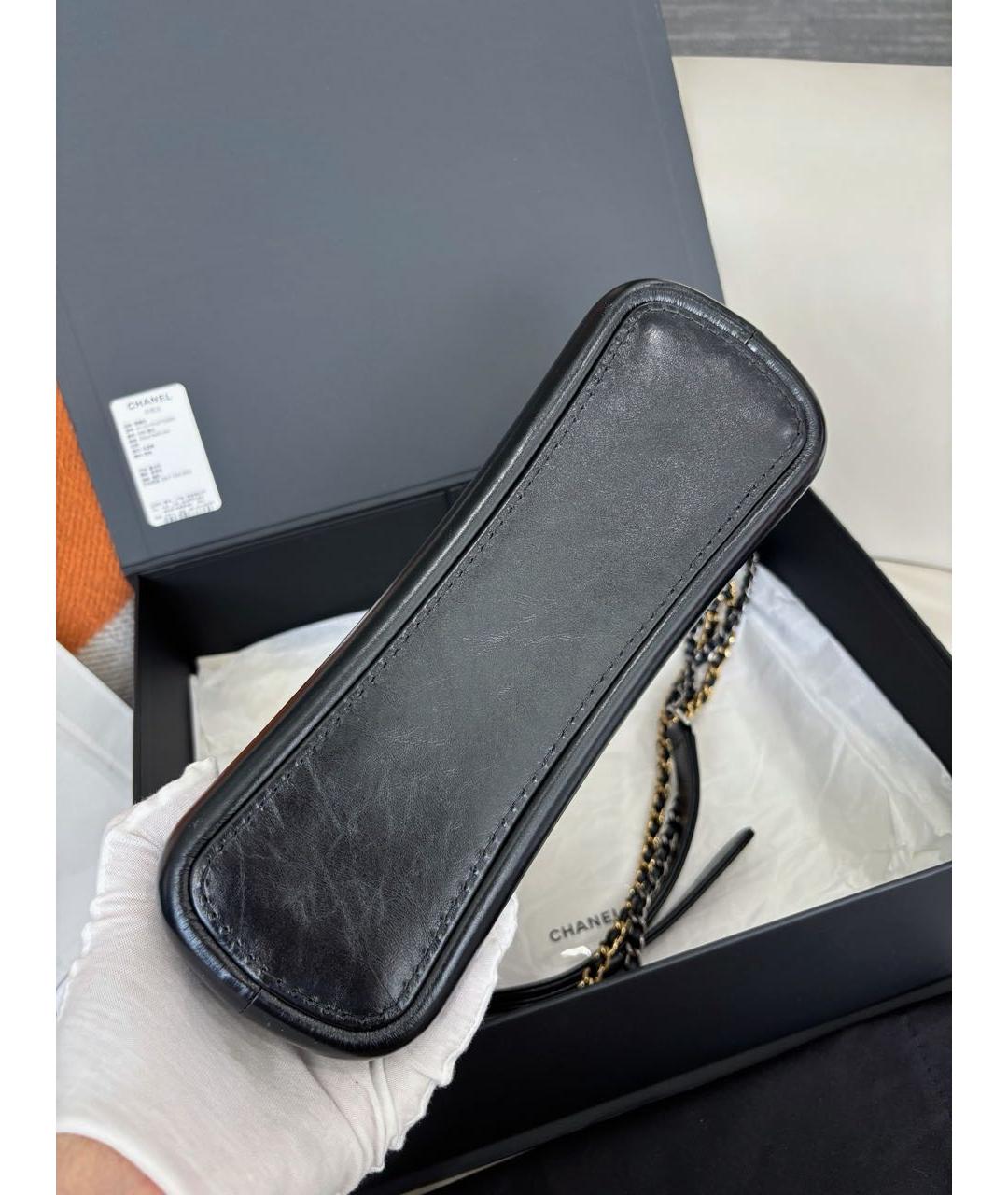 CHANEL Белая кожаная сумка через плечо, фото 5