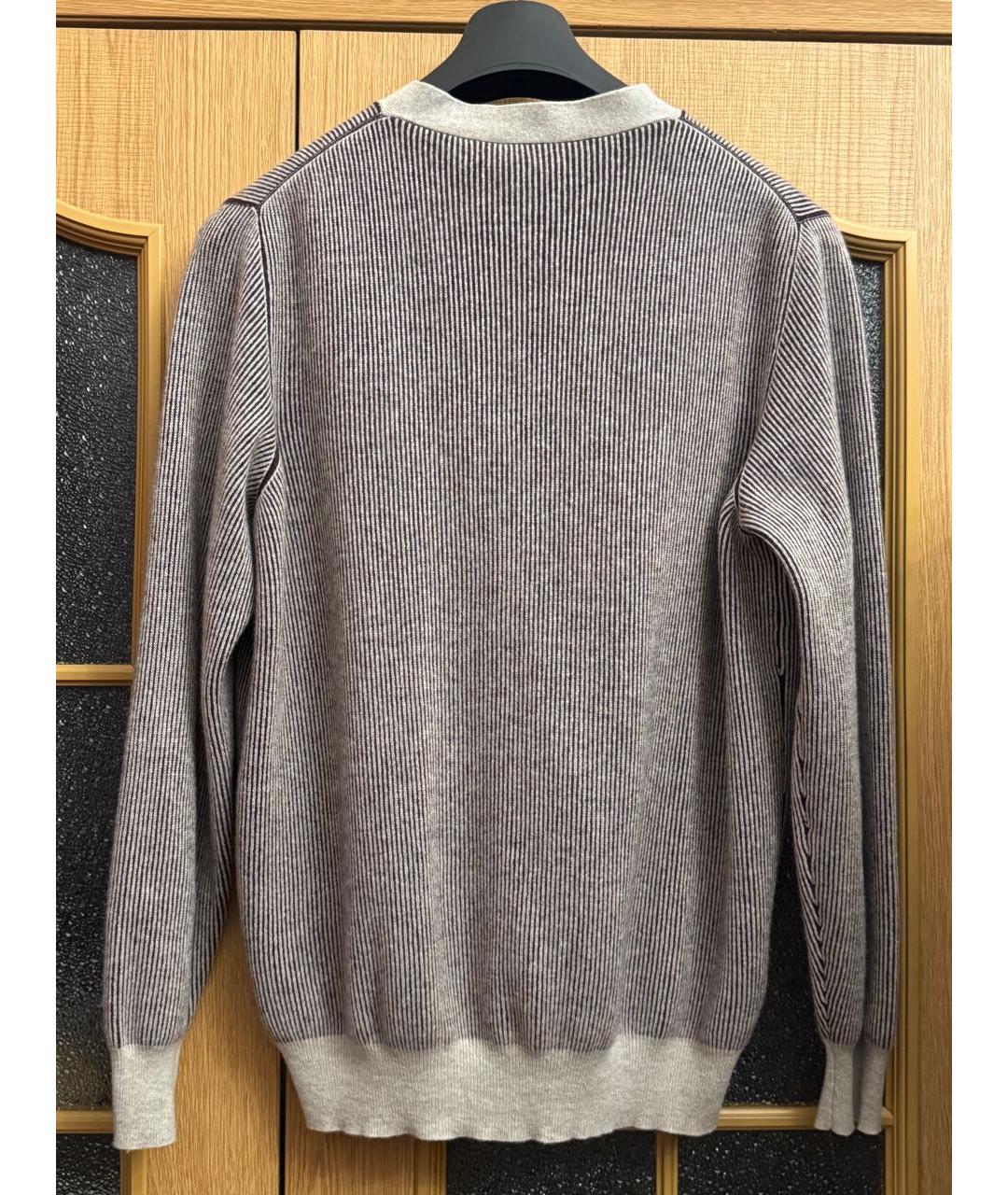 KITON Серый кашемировый кардиган, фото 2