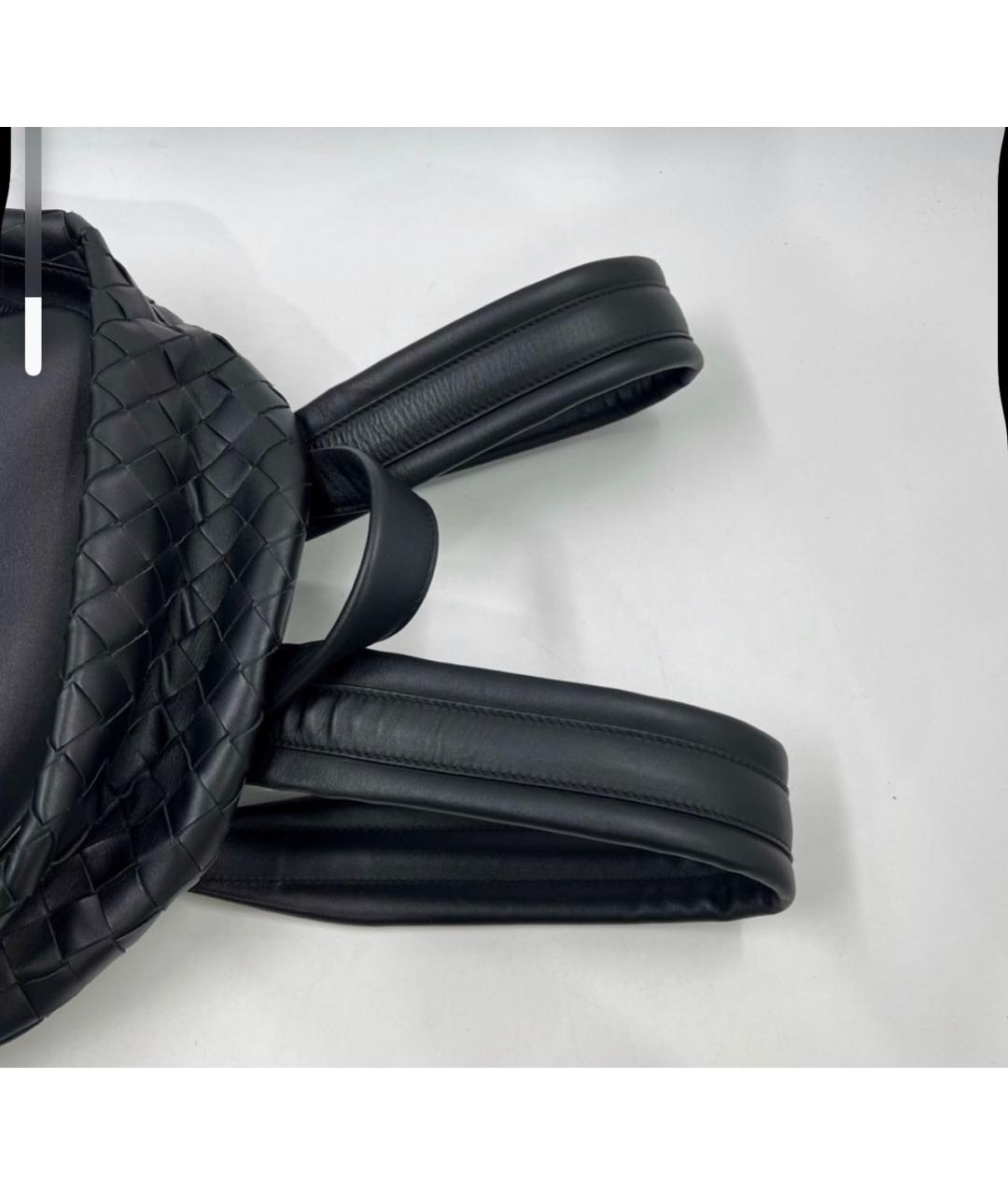 BOTTEGA VENETA Черный кожаный рюкзак, фото 5