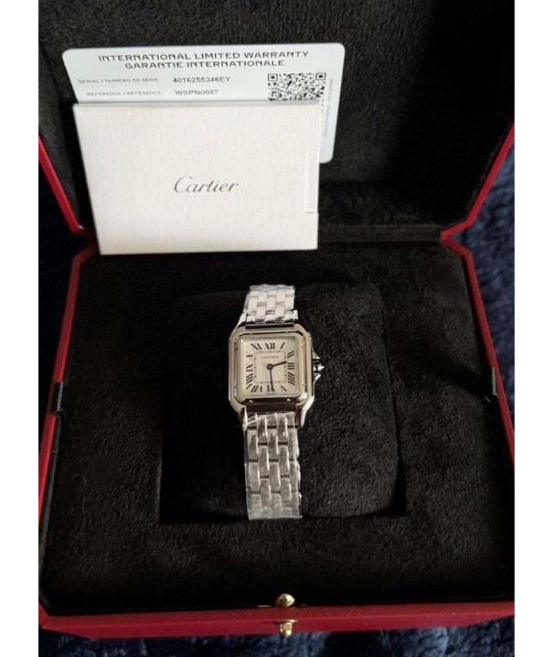 CARTIER Серебряные часы, фото 3