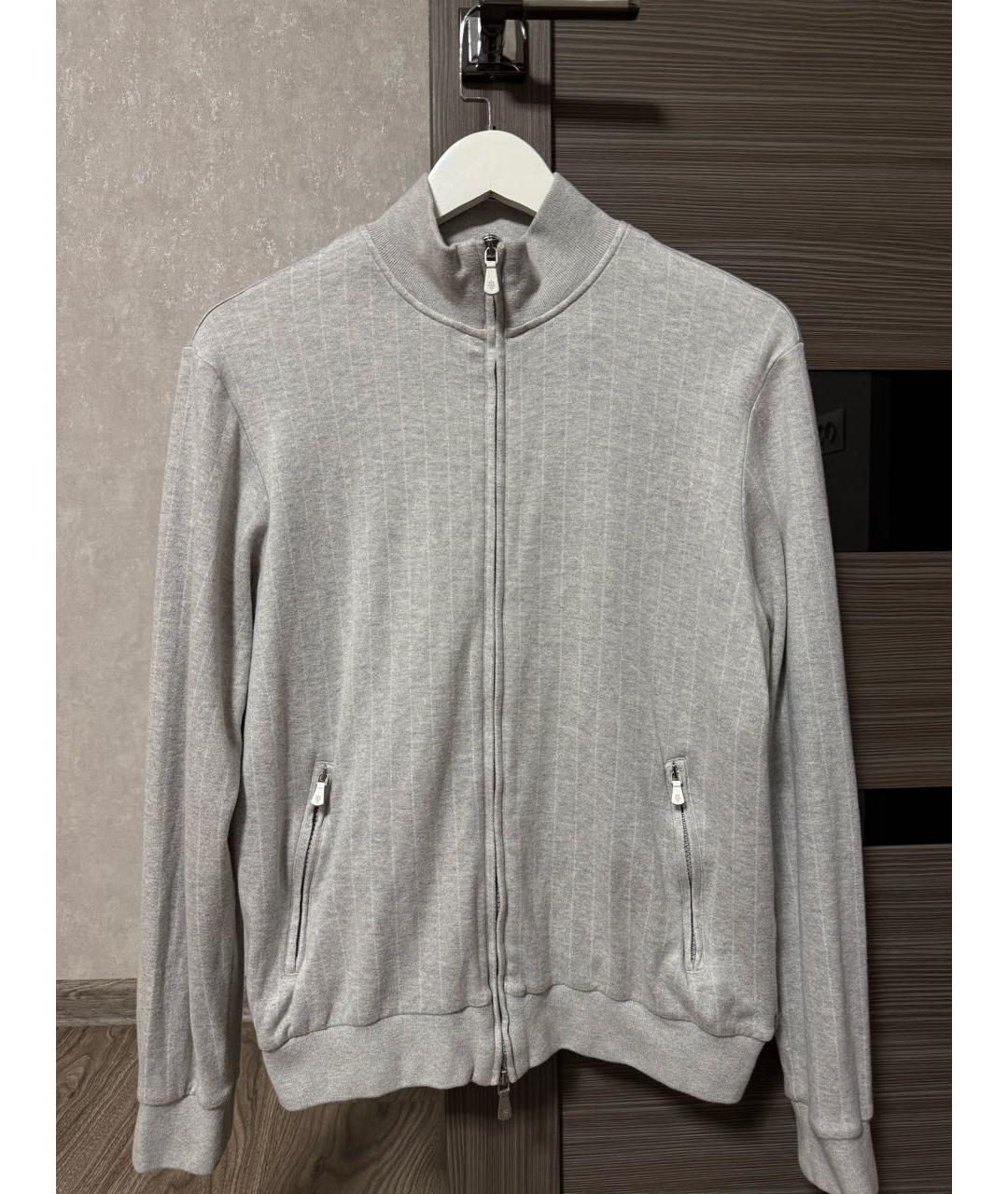 ELEVENTY Серый хлопковый кардиган, фото 8