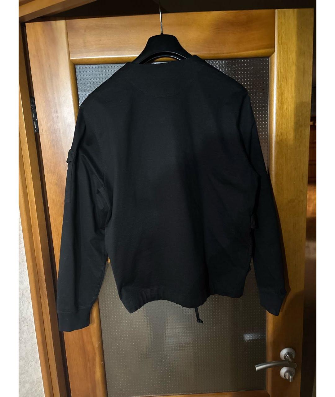 CP COMPANY Черный хлопковый кардиган, фото 4