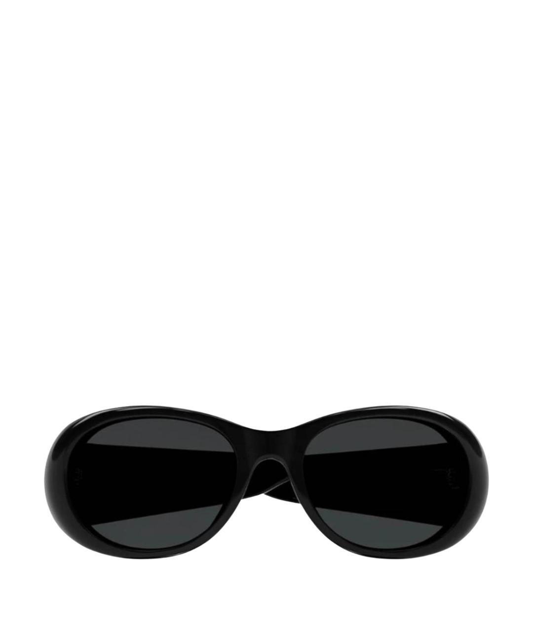 SAINT LAURENT Черные пластиковые солнцезащитные очки, фото 1