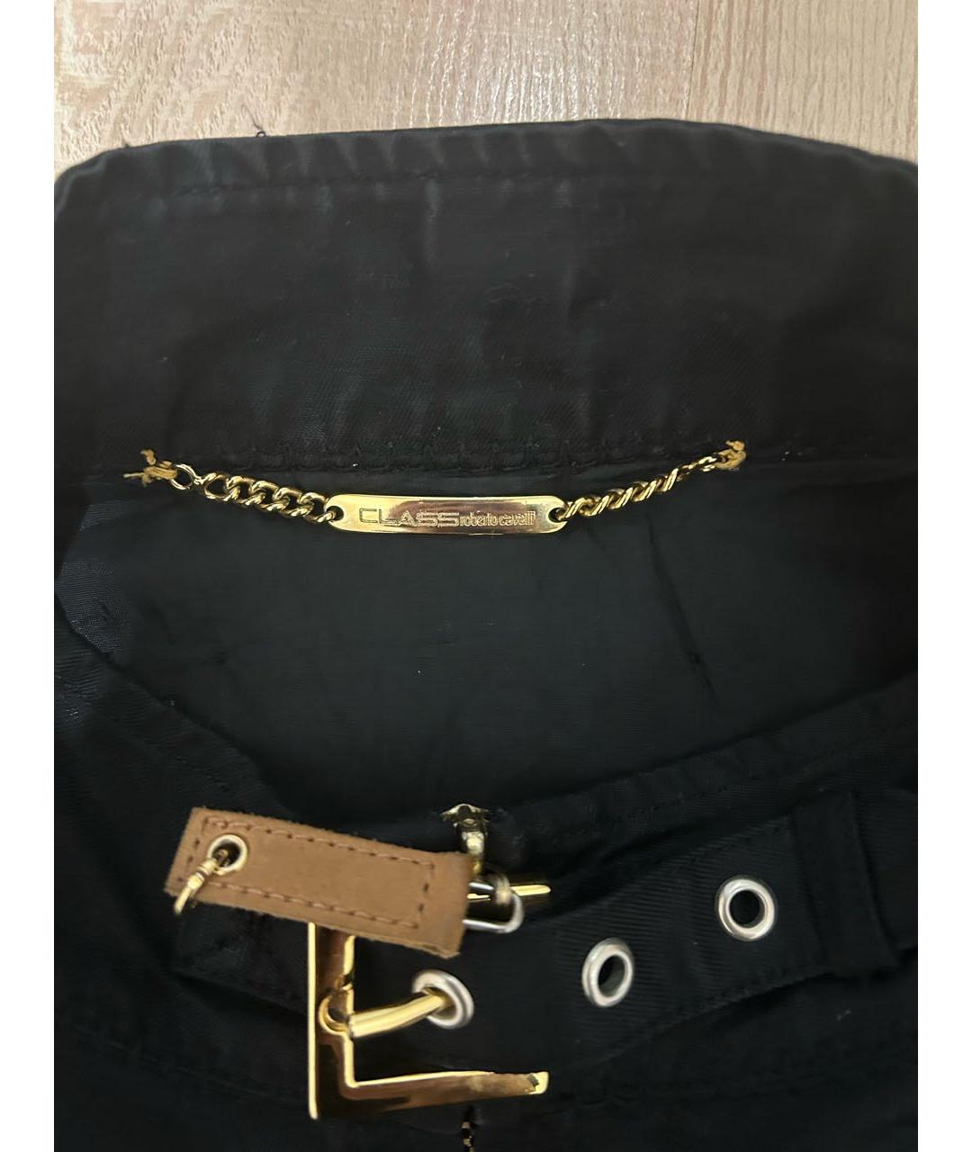 ROBERTO CAVALLI Черная куртка, фото 4