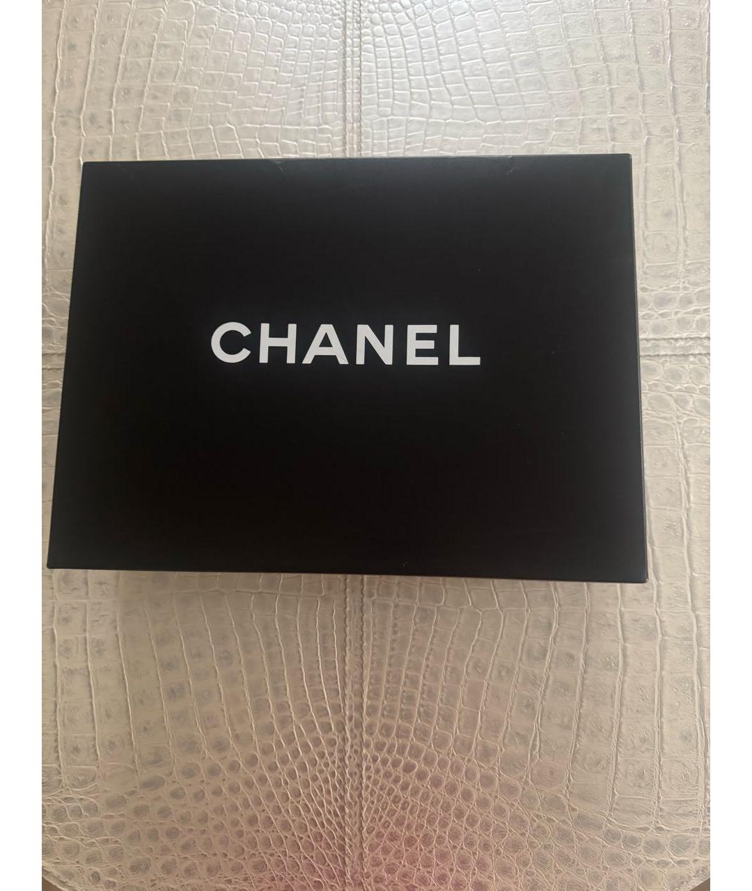 CHANEL Красная кожаная сумка через плечо, фото 7