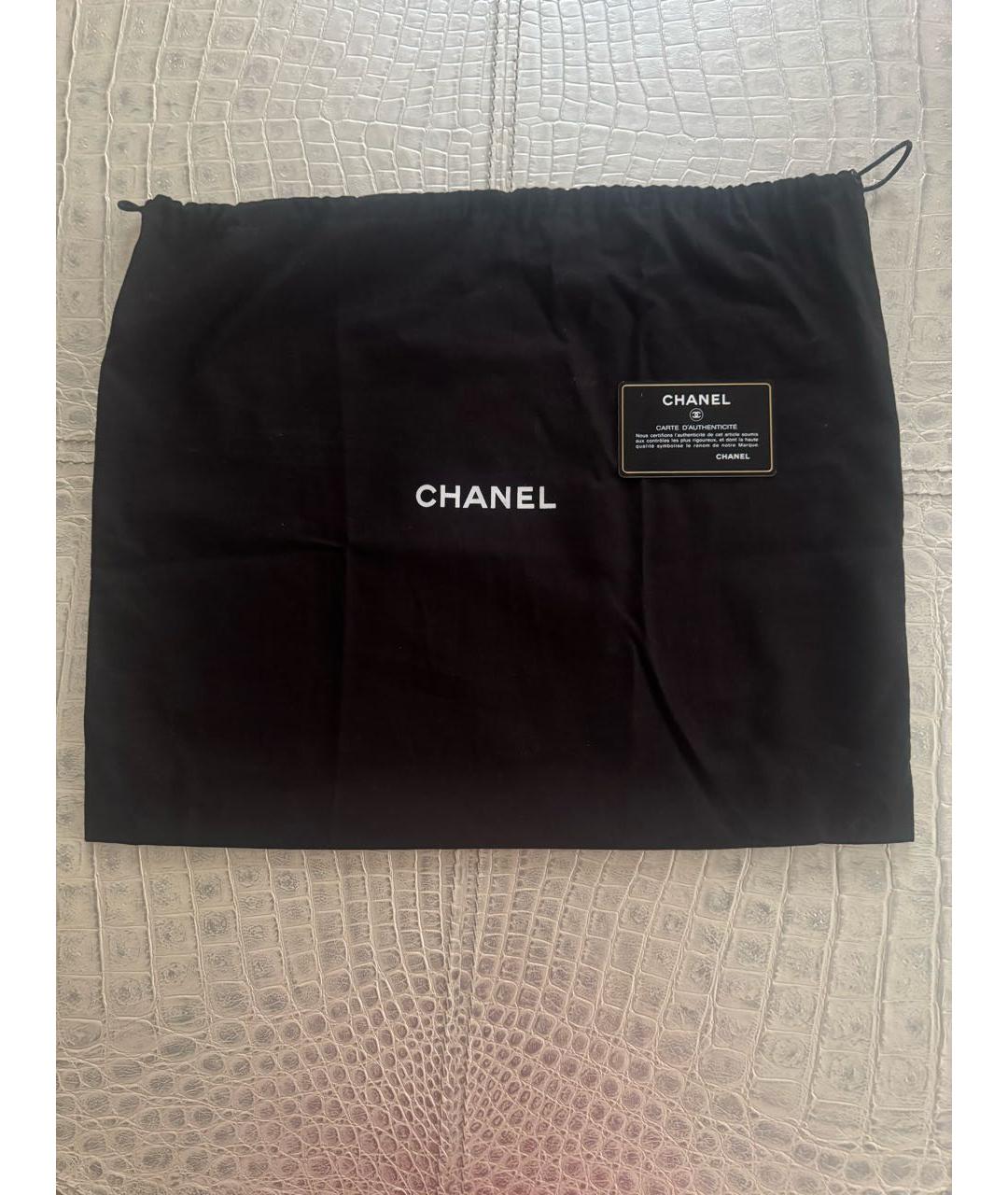 CHANEL Красная кожаная сумка через плечо, фото 8