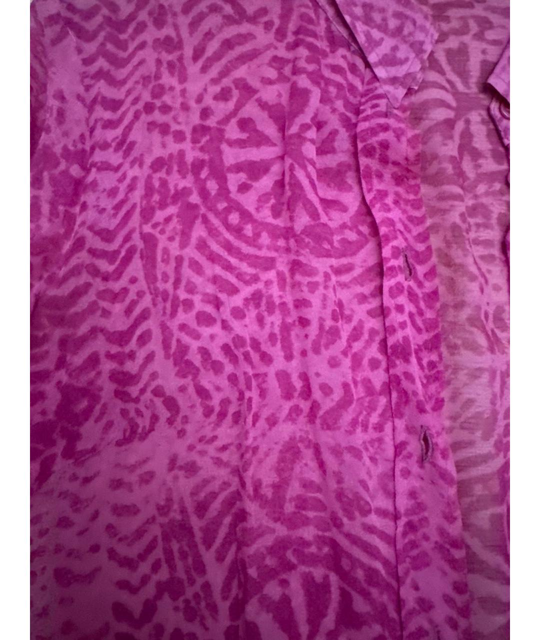 CERRUTI 1881 Фуксия шелковая блузы, фото 3
