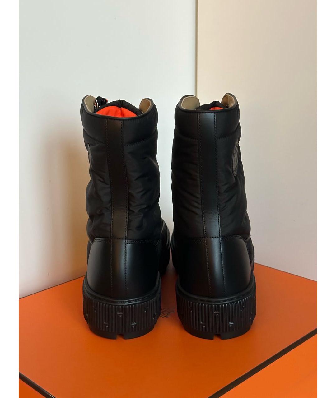 HERMES Черные ботинки, фото 4