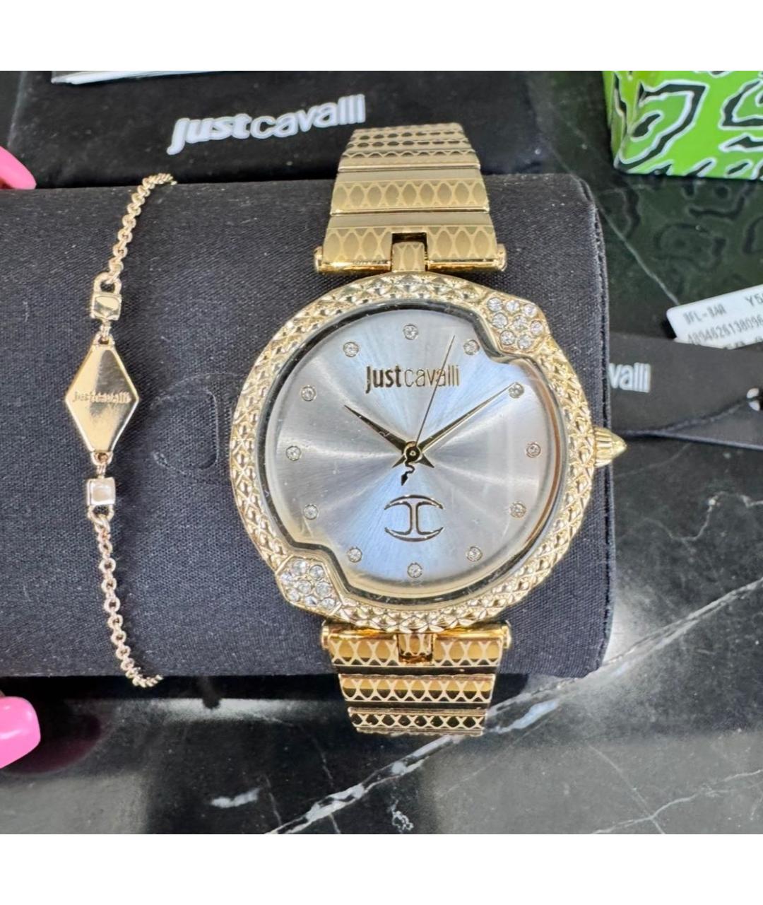 JUST CAVALLI Золотые часы, фото 5