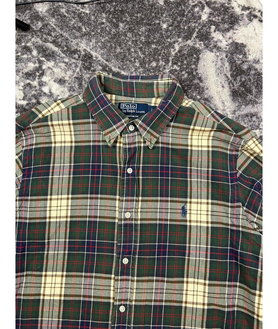 POLO RALPH LAUREN Бежевая хлопковая кэжуал рубашка, фото 2