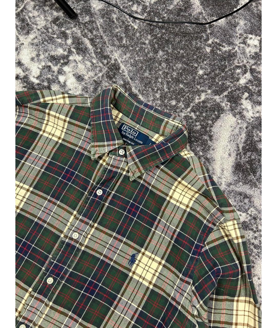 POLO RALPH LAUREN Бежевая хлопковая кэжуал рубашка, фото 3