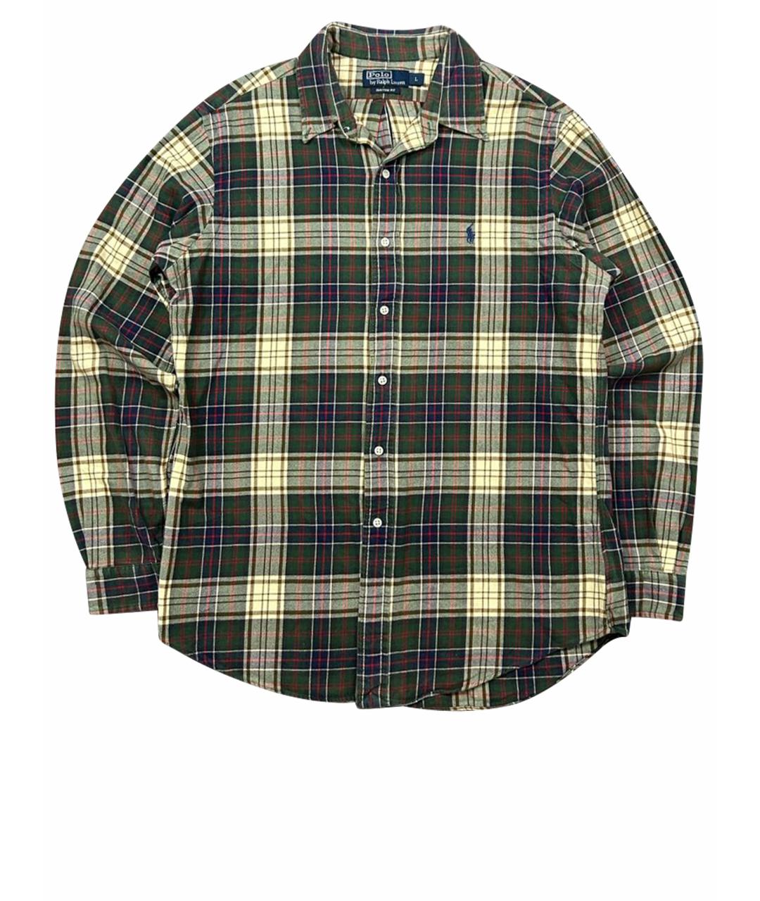 POLO RALPH LAUREN Бежевая хлопковая кэжуал рубашка, фото 1