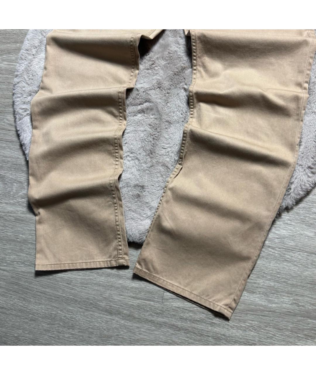 POLO RALPH LAUREN Бежевые хлопковые брюки чинос, фото 6