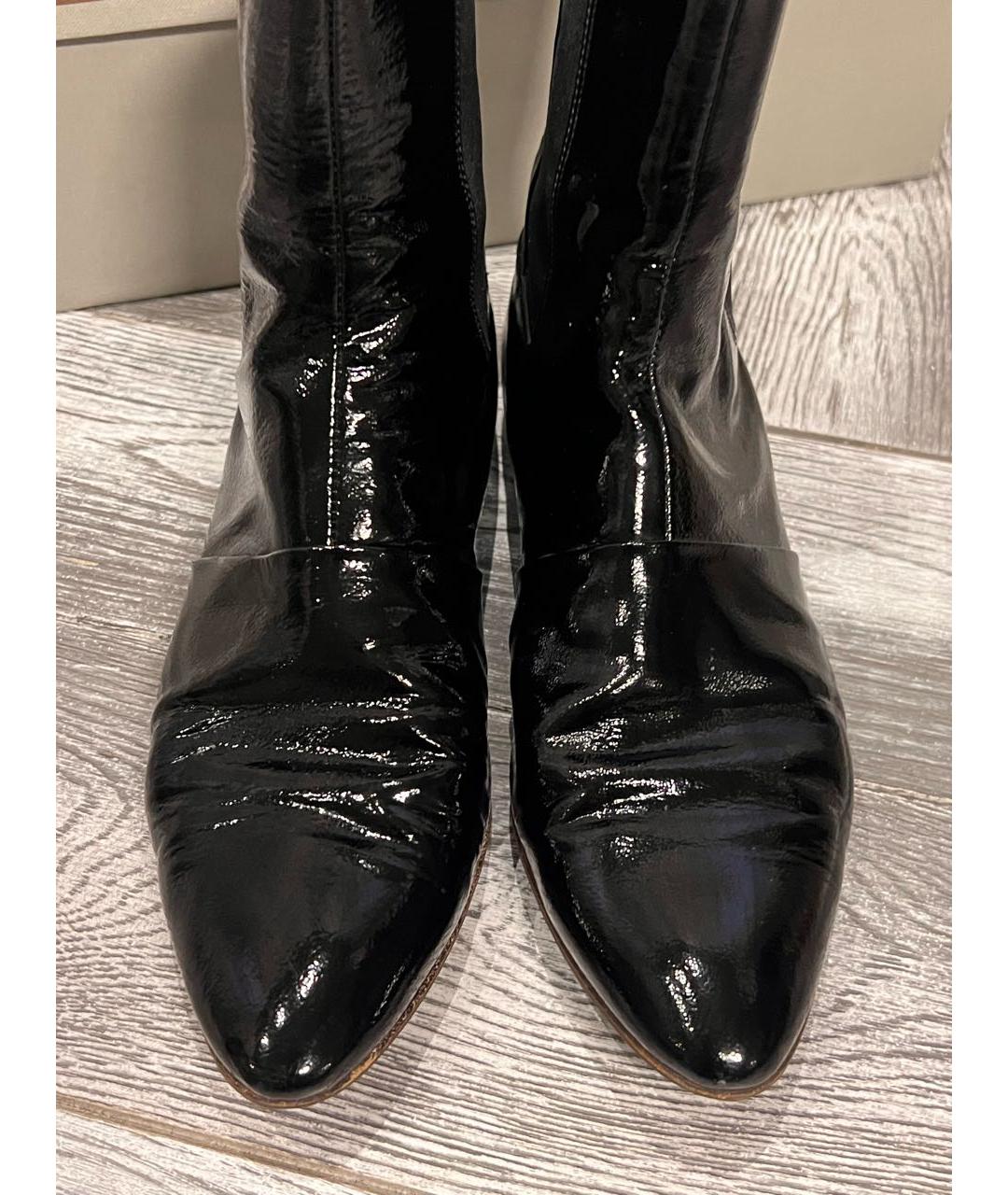 MARNI Черные кожаные ботильоны, фото 5