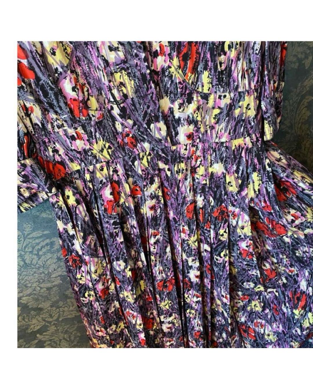 PRADA Фиолетовое повседневное платье, фото 3