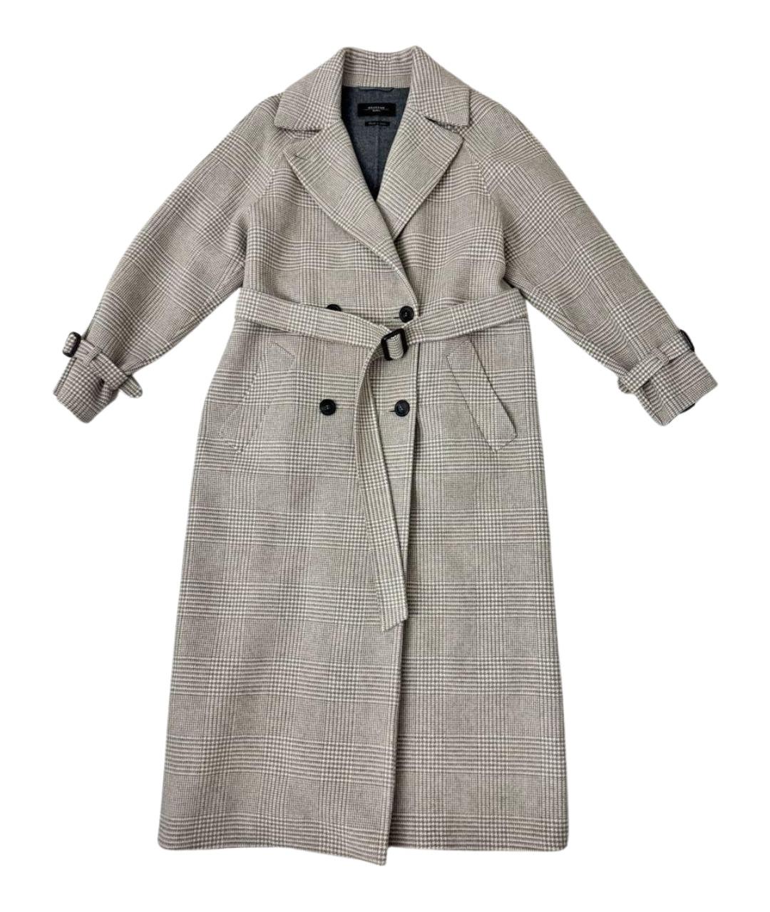 'S MAX MARA Бежевое шерстяное пальто, фото 1