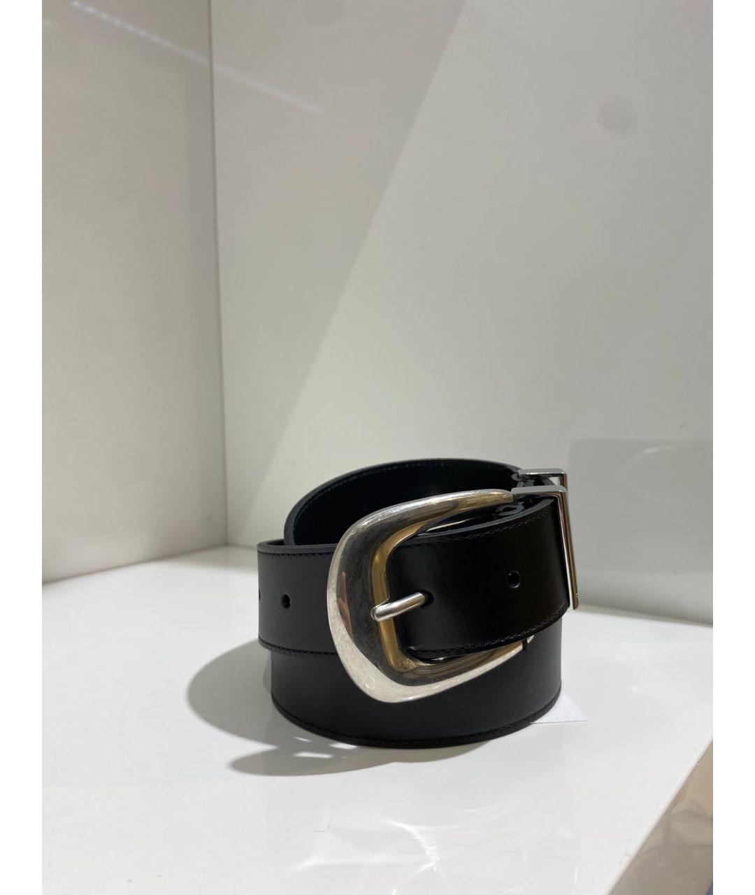 CELINE Черный кожаный ремень, фото 3