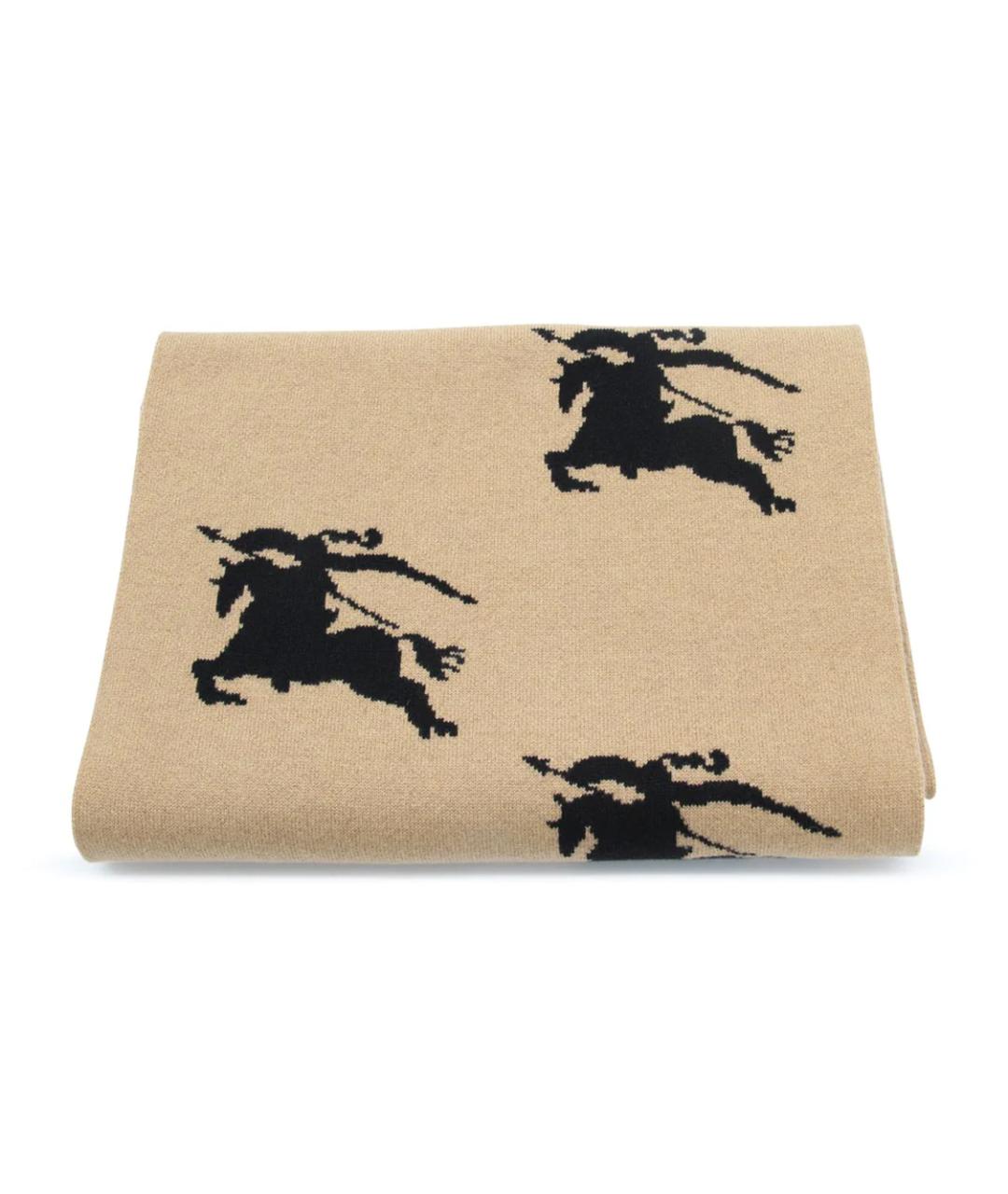 BURBERRY Бежевый шарф, фото 1