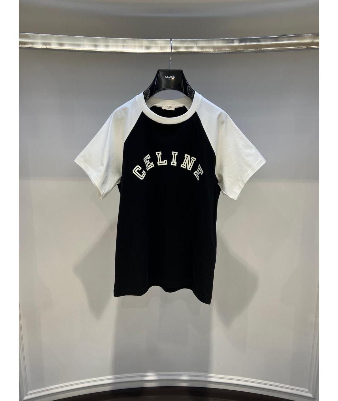 CELINE Мульти хлопковая футболка, фото 2